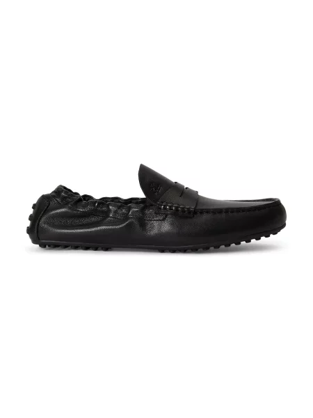 Lauren Ralph Lauren mocasini pentru femei din piele Wynnie Drvr negru
