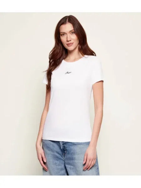 BOSS ORANGE Tricou C_Elove_embro | alb