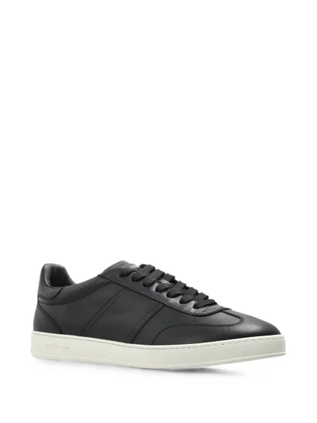 Sneakerși Kiton din piele negru