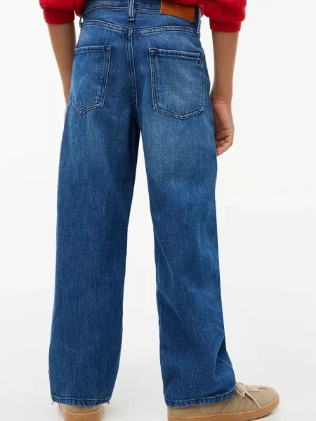 Tommy Hilfiger blugi loose pentru copii BAGGY albastru