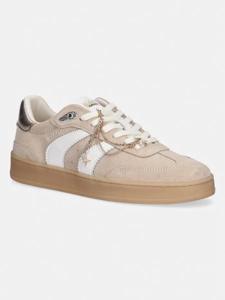 Crime London WEMBLEY sneakers pentru femei din piele întoarsă bej