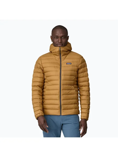 Férfi Patagonia Down Sweater Hoody dzseki rapotor barna. Méret: L barna