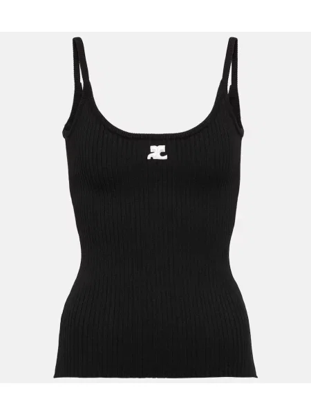 Pulover Courreges tricotate negru