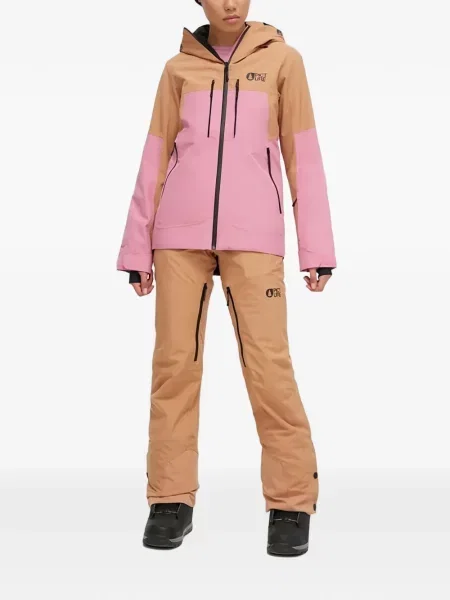 Kurtka narciarska Picture z nadrukiem różowa