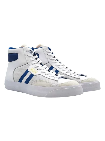 Sneakersy Ralph Lauren Court skórzane białe