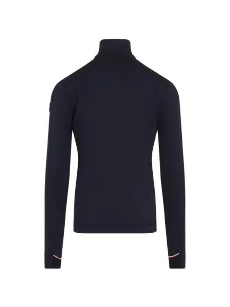 Суичър с цип Moncler Grenoble синьо