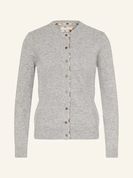 Barbour Kardigan Pendle grau szary