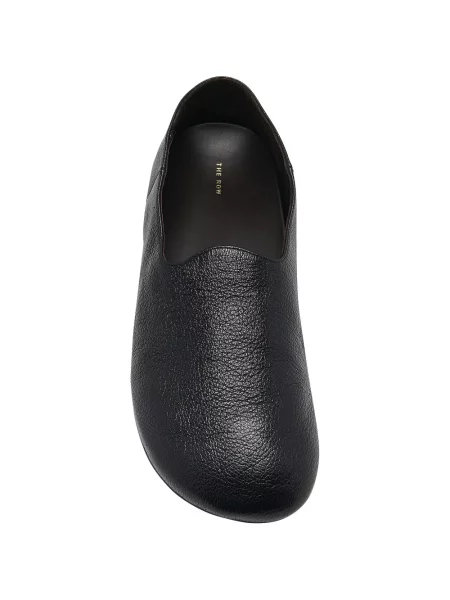 Papuci de casă The Row din piele negru