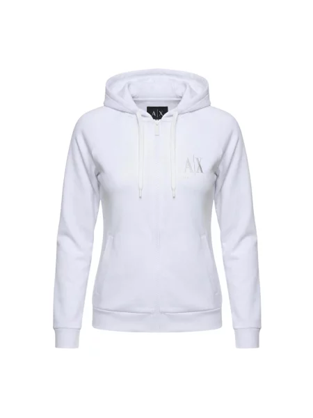 Polar Armani Exchange polarowy biały