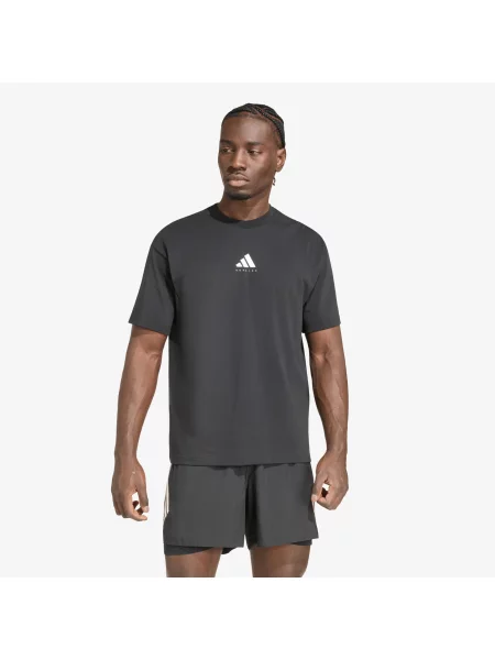 T-shirt adidas Running Category Graphic T-Shirt UNISEX Black M czarna