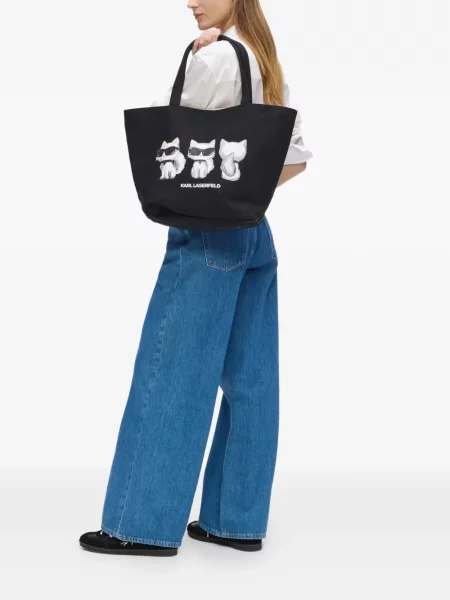 Geantă shopper Karl Lagerfeld negru