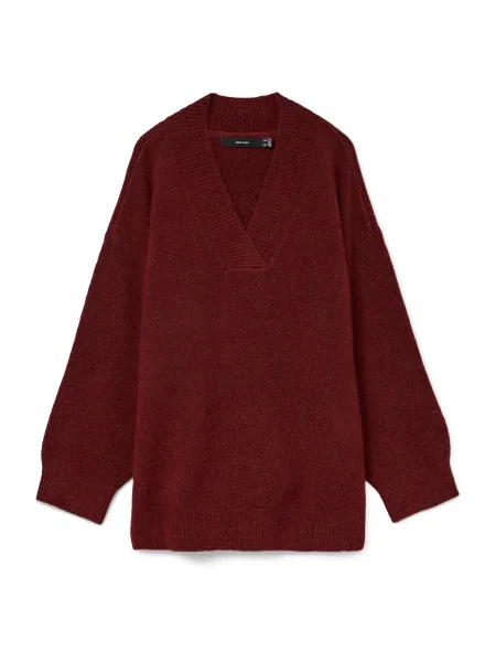 VERO MODA Pulover VMBANG vin roșu