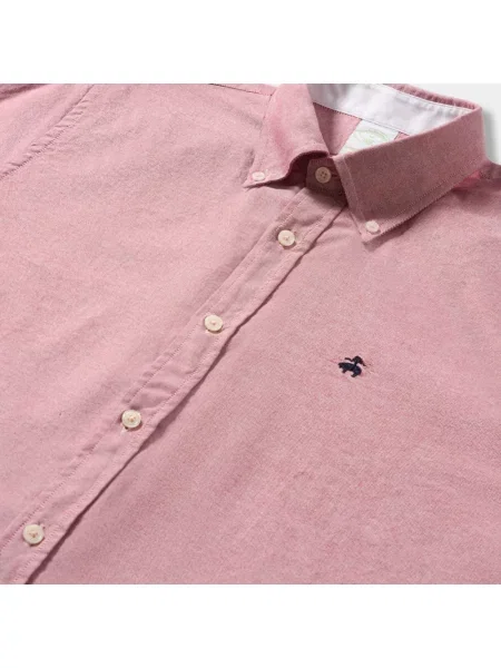 Koszula Brooks Brothers z twillu czerwona