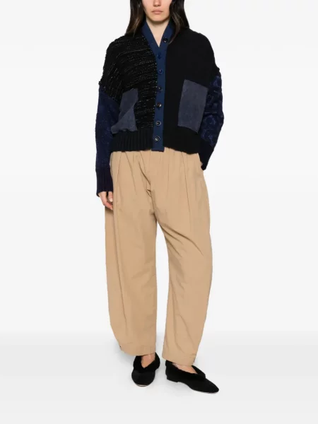 Cardigan Essensi de lână albastru