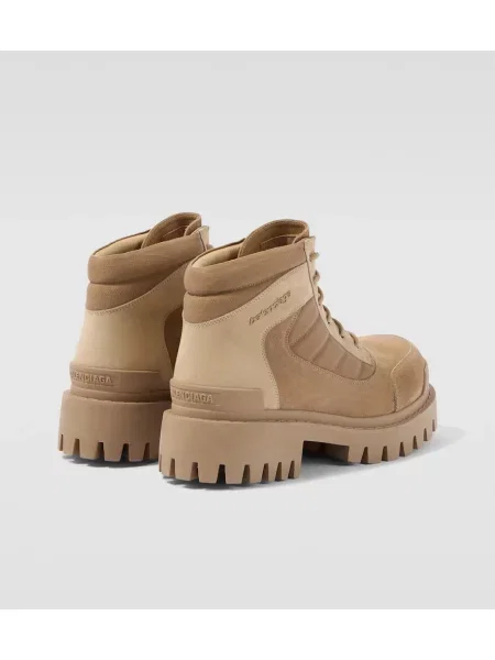 Členkové topánky Balenciaga béžová