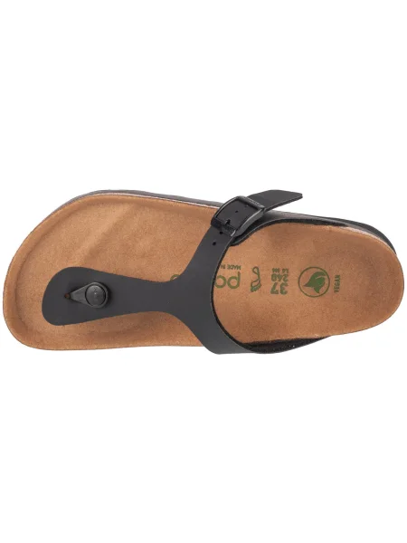 BIRKENSTOCK Flip-flops Gizeh Flex' negru