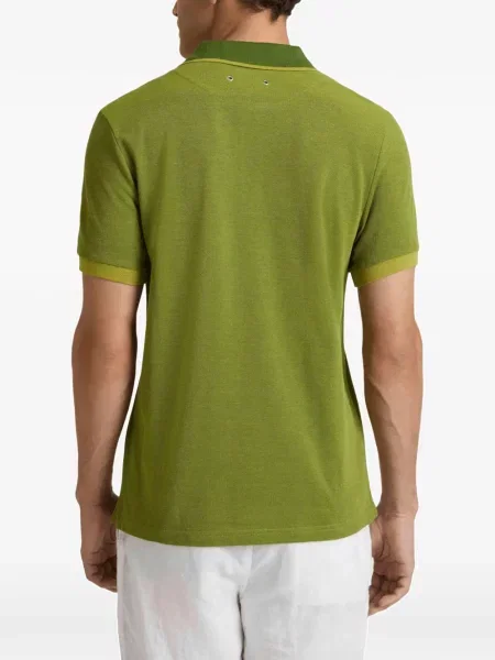 Polo Vilebrequin cu broderie verde
