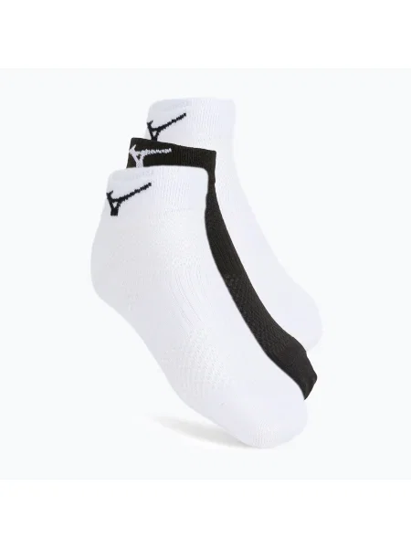 Tenisové ponožky Mizuno Training Mid 3P white/black biela