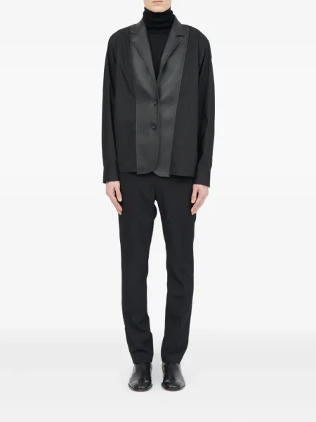 Sacou Mm6 Maison Margiela cu rever negru