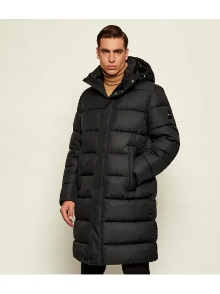 BOSS BLACK Palton H-Cenuto negru