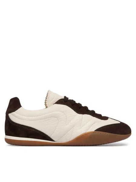 Weekend MaxMara Sneakers WKALANCIA | piele | piele întoarsă alb