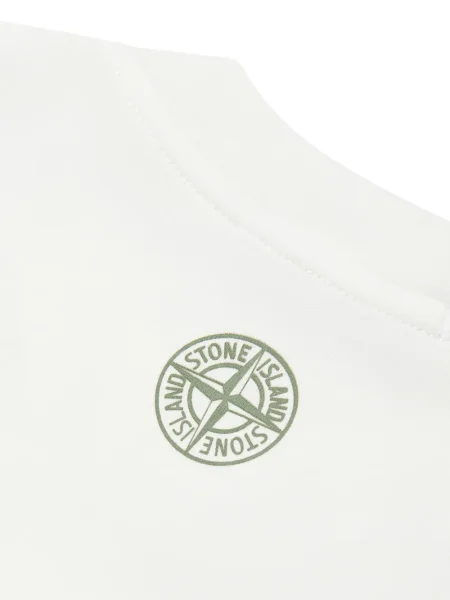 Koszulka dziecięca Stone Island biała