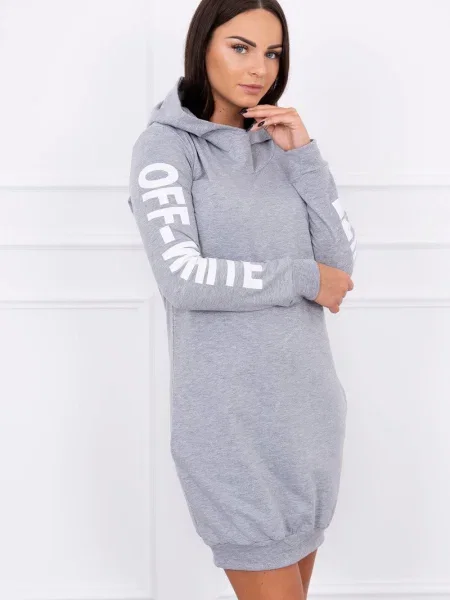 Rochie Kesi melange de costum alb