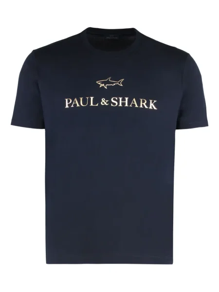 Tricou Paul & Shark cu imagine albastru