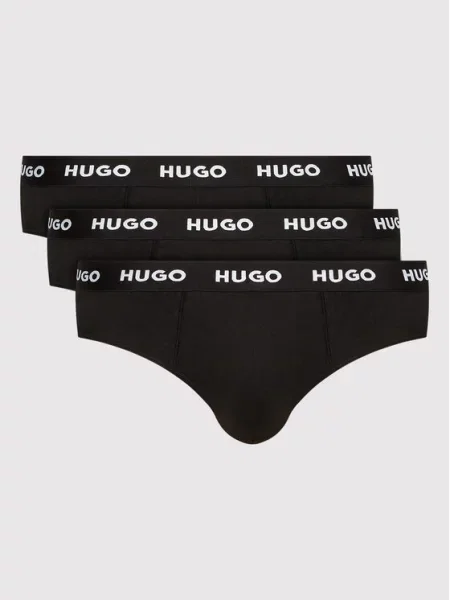 HUGO Komplet spodnjih hlač slip﻿ črna