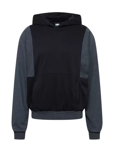 Urban Classics Sweater majica tamo siva crna