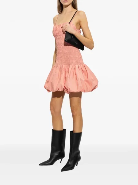 Rochie Michael Michael Kors din poplin cu cordon negru