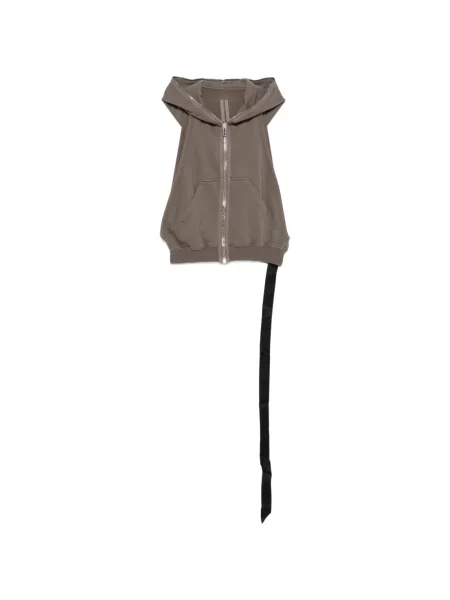 Αμάνικο γιλέκο Rick Owens Drkshdw με κουκούλα γκρι