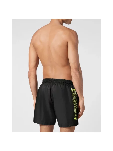 Plein Sport Moda plażowa Mężczyzna L Szorty kąpielowe czarny