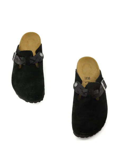 Papuci tip mules Birkenstock negru