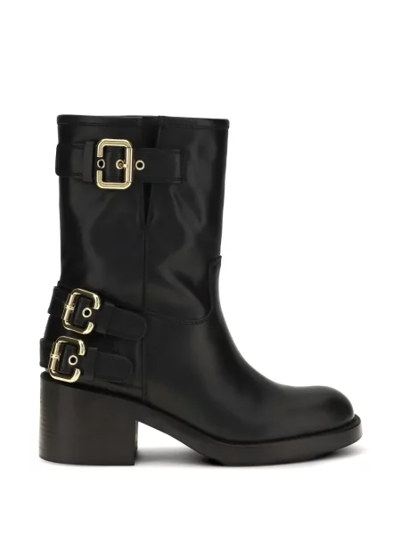 Botine Chloé cu cataramă negru