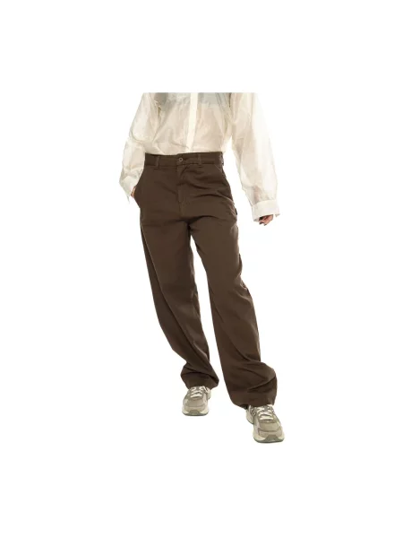 Carhartt WIP W Brady Pant Liberica Kobiety Spodnie Carhartt WIP Size: M brązowy