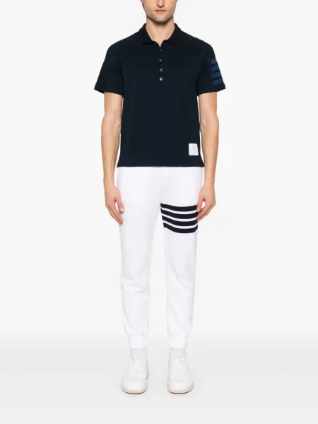 Polo Thom Browne cu dungi albastru