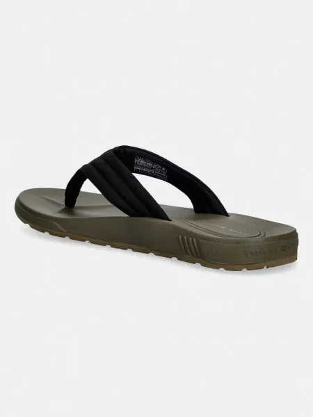 Tommy Hilfiger japonki MOLDED HILFIGER LTH BEACH SANDAL czarne