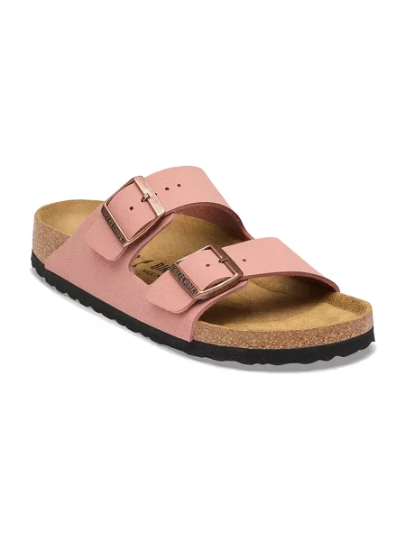 Klapki BIRKENSTOCK Arizona Birko-Flor BC Narrow pink clay różowe