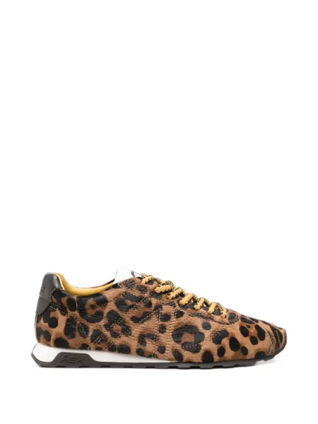 Sneakerși Ash cu imagine cu model leopard maro