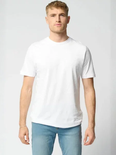 TEESHOPPEN Cămașă Basic alb