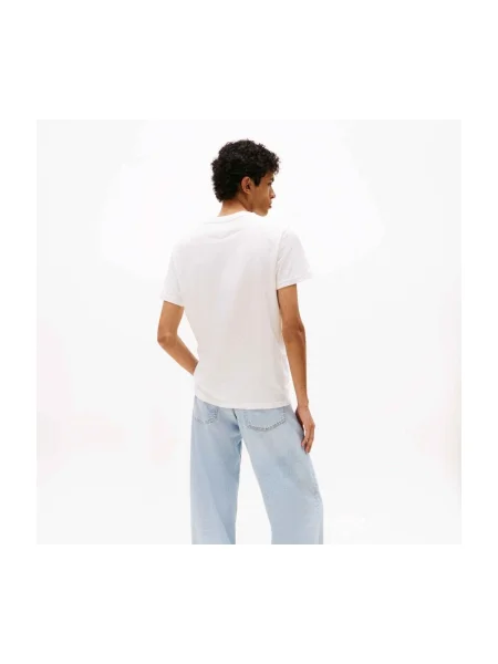 Tricou Tommy Jeans cu mâneci scurte alb