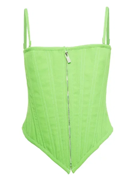 Вълнен топ Christopher John Rogers зелено