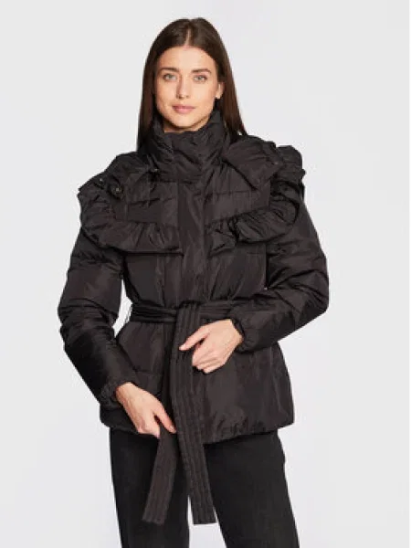 Bruuns Bazaar Vatovaná bunda Down Lenina čierna