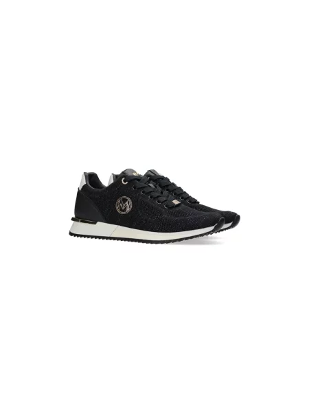 Lniane sneakersy Mexx niebieskie
