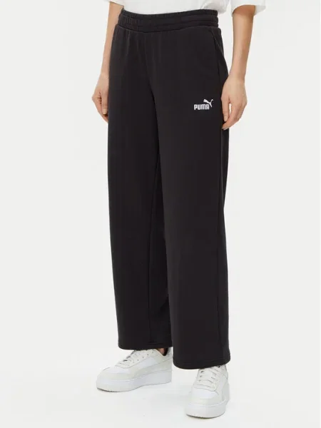 PUMA Pantaloni ESS No. 1 / alb negru