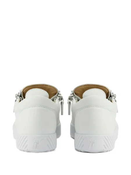 Sneakers Giuseppe Zanotti Frankie με κορδόνια με δαντέλα λευκό