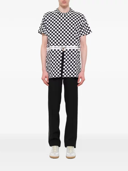 Tricou Givenchy în carouri negru
