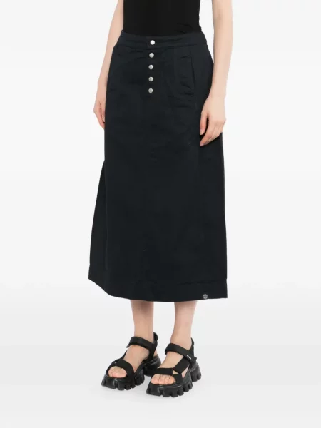 Pstryknąć spódnica Sport B. By Agnès B. z twillu czarna