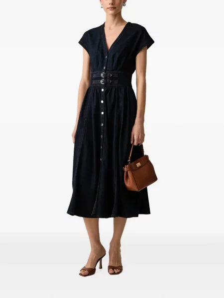 Rochie midi Morgan albastru